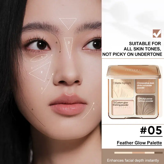 One palette is all you need for perfect contouring and highlighting! ✨