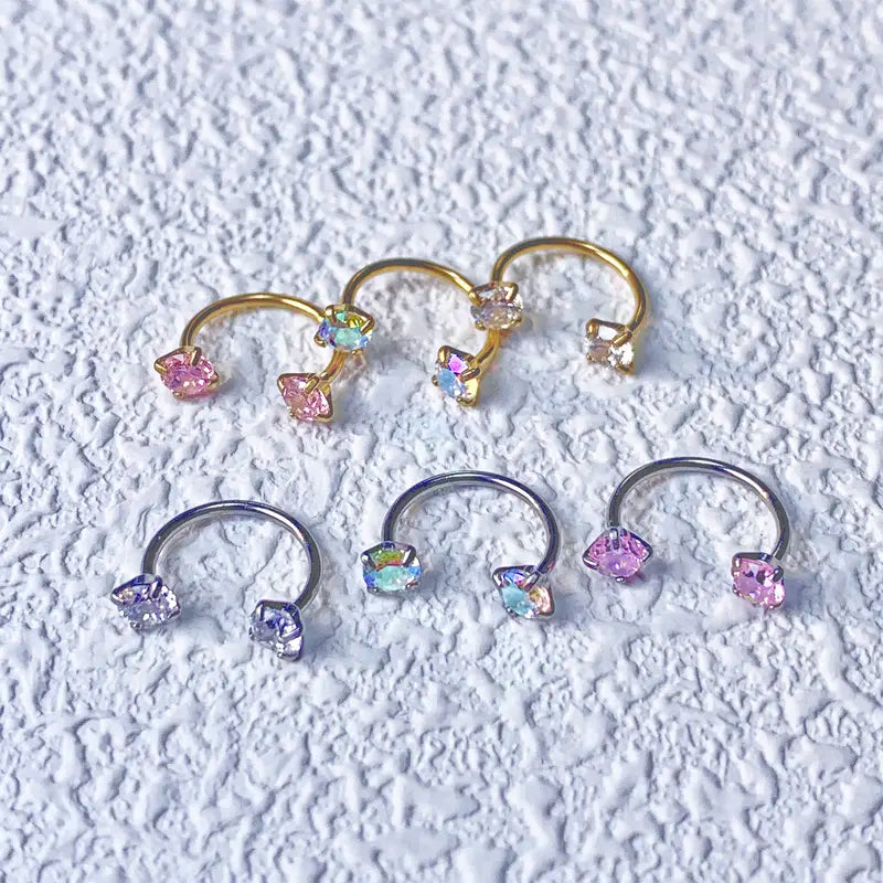 🦋【Meta Exclusive Design | Horseshoe-shaped Nose Ring - The Silhouette of Destiny】