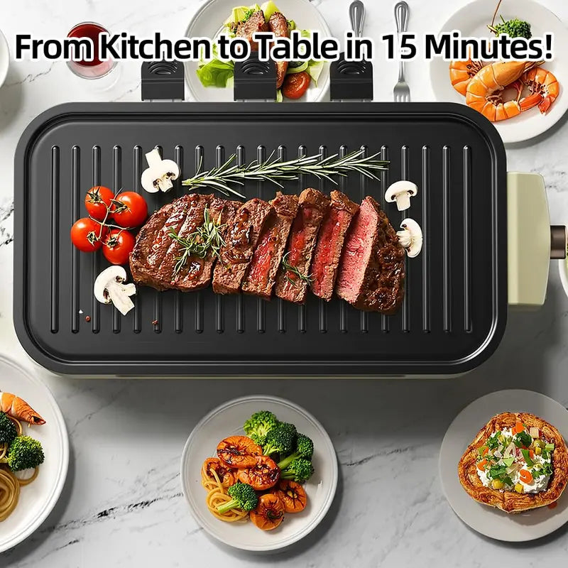 🔥 𝗜𝗧'𝗦 𝗕𝗕𝗤 𝗦𝗘𝗔𝗦𝗢𝗡 — 𝗜𝗡𝗦𝗜𝗗𝗘! 🔥 Turn your kitchen into a Korean BBQ paradise 🏠✨