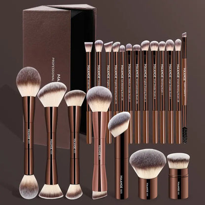 Created for your perfect makeup look! 🌟 [50-Piece Multi-functional Soft Makeup Brush Set] Unlock every exquisite detail with one box! ✨