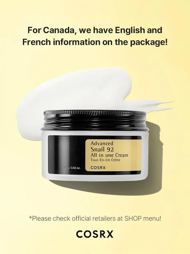 Advanced Snail 92 All in one Cream COSRX🔥