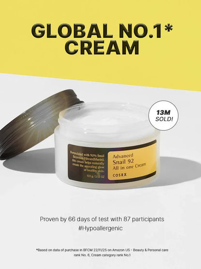Advanced Snail 92 All in one Cream COSRX🔥