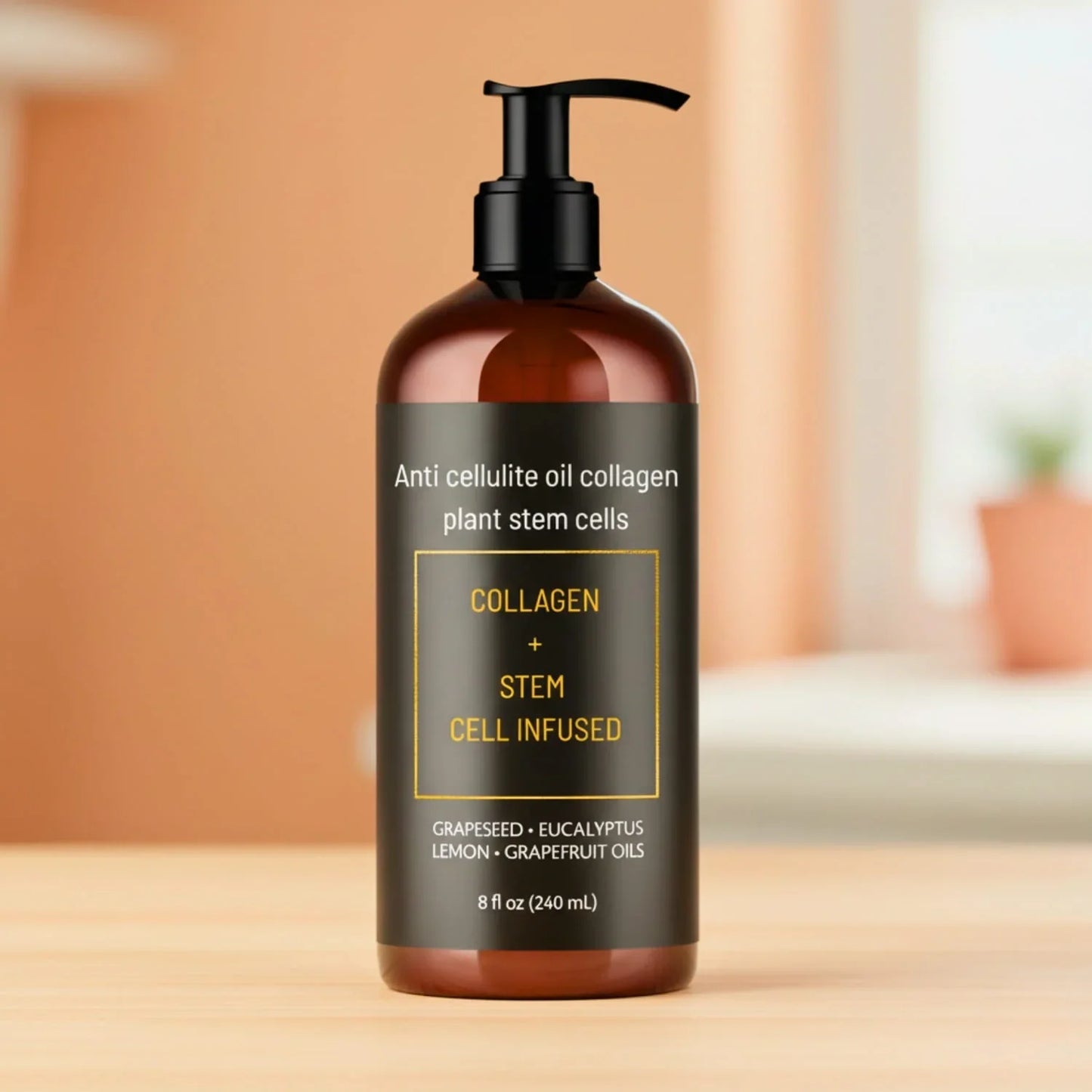 Anti cellulite oil collagen plant stem cells  2 .0