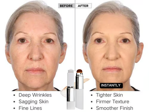 💥Black Friday  BUY 1 GET 1 FREE💥⏰💕🌟Cream Stick V White Korean Color-Changing Foundation Stick with Volufiline