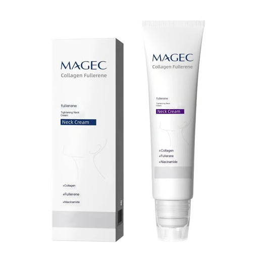 Roller Massage Neck Cream 🧴 Collagen & Hyaluronic Acid | Firms Neck, Reduces Wrinkles & Double Chin