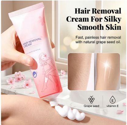 🌸Pain-Free Hair Removal: Gentle Cream for Sensitive Skin🌞