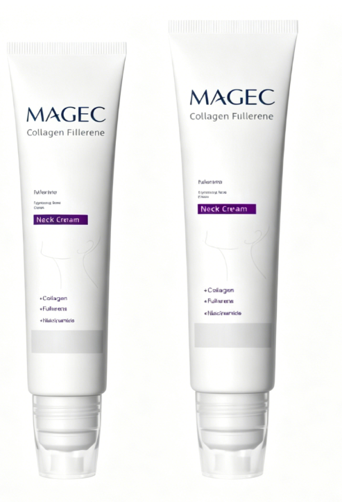 Roller Massage Neck Cream 🧴 Collagen & Hyaluronic Acid | Firms Neck, Reduces Wrinkles & Double Chin