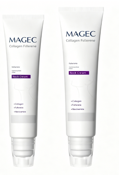 Roller Massage Neck Cream 🧴 Collagen & Hyaluronic Acid | Firms Neck, Reduces Wrinkles & Double Chin