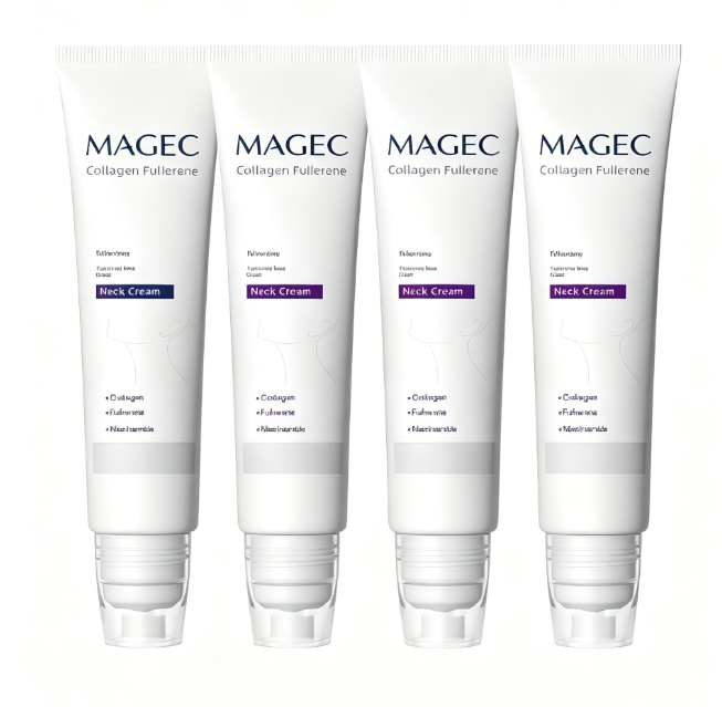 Roller Massage Neck Cream 🧴 Collagen & Hyaluronic Acid | Firms Neck, Reduces Wrinkles & Double Chin