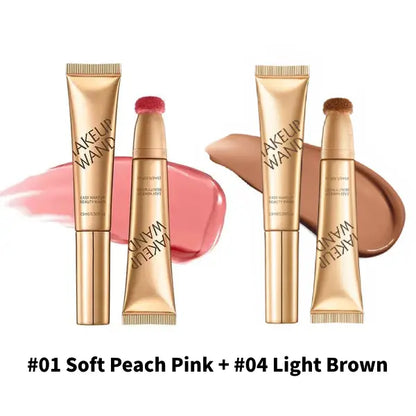 🎁LAST DAY  BUY 1 GET 1 FREE 💖Blush Wand & Contour Wand Duo