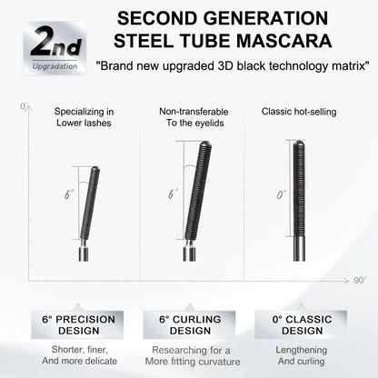 🎄✨[Buy One Get One Free] 3D Curling Mascara One swipe for perfectly curled lashes, giving your eyes a naturally enhanced look. 🦋
