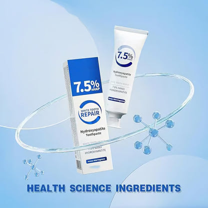 ⏰【Buy one  get one free】💥Fluoride-Free Hydroxyapatite Toothpaste | Breath Freshening |Effective whitening