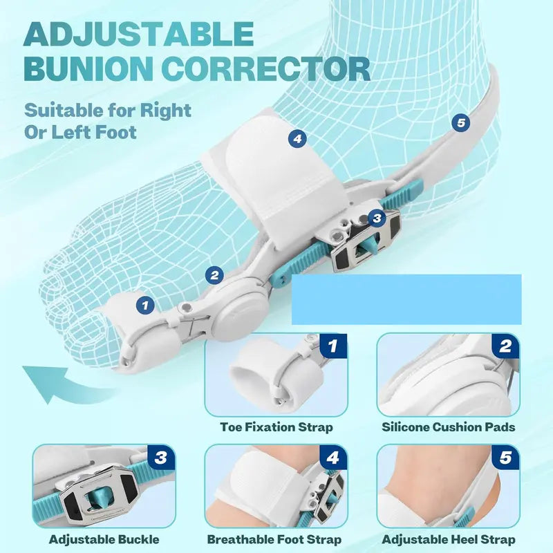 [Big Toe Straightener] Comfortable correction, effortless walking — gently supporting your every step 👣