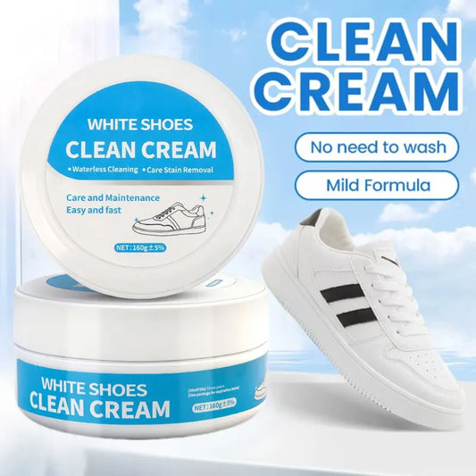 ✨💥Limited-Time Offer💥 White Magic Shoe Cleaning Cream - Say goodbye to stubborn stains, restore your shoes to pristine white in just 3 minutes!
