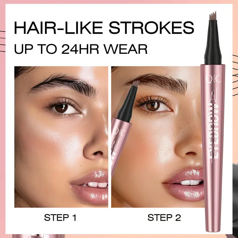 🔥BUY 1 GET 1 FREE 🔥Waterproof Micro-Fork Eyebrow Pencil, Long-Lasting Brow Pen for Natural Hair-Like Strokes
