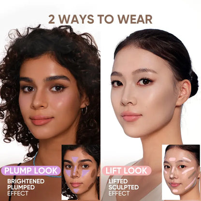 ⛄🌺【Buy one get one free】✨Liquid contour and highlight in one – highlight and contour, all in one bottle! 👌