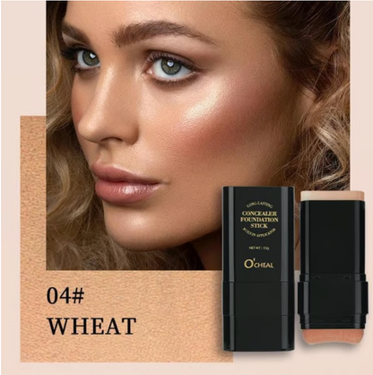 🔥Limited Time Offer💥Dual-Ended Eraser Foundation Stick: Conceal & Highlight