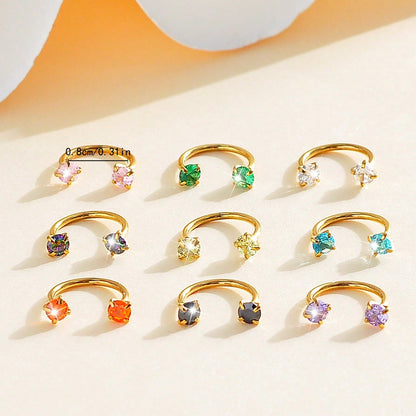 🦋【Meta Exclusive Design | Horseshoe-shaped Nose Ring - The Silhouette of Destiny】