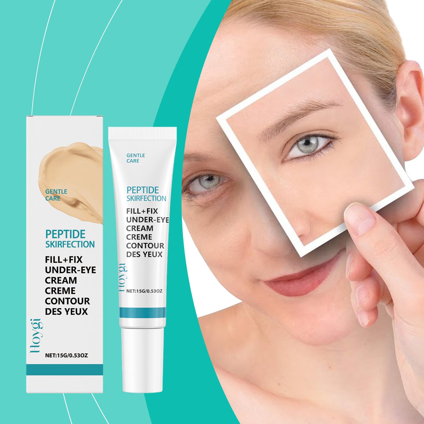 🏆Flash Sale ✨ PEPTIDE SKINJECTION FILL+ FIX UNDER-EYE CREAM ✨The secret to making your eyes look 5 years younger!👁️