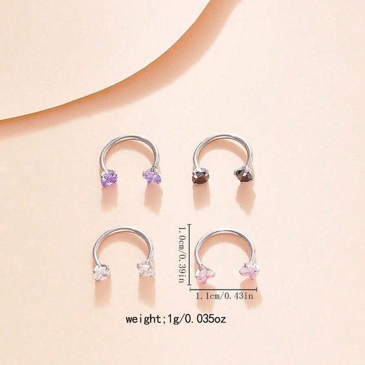 🦋【Meta Exclusive Design | Horseshoe-shaped Nose Ring - The Silhouette of Destiny】