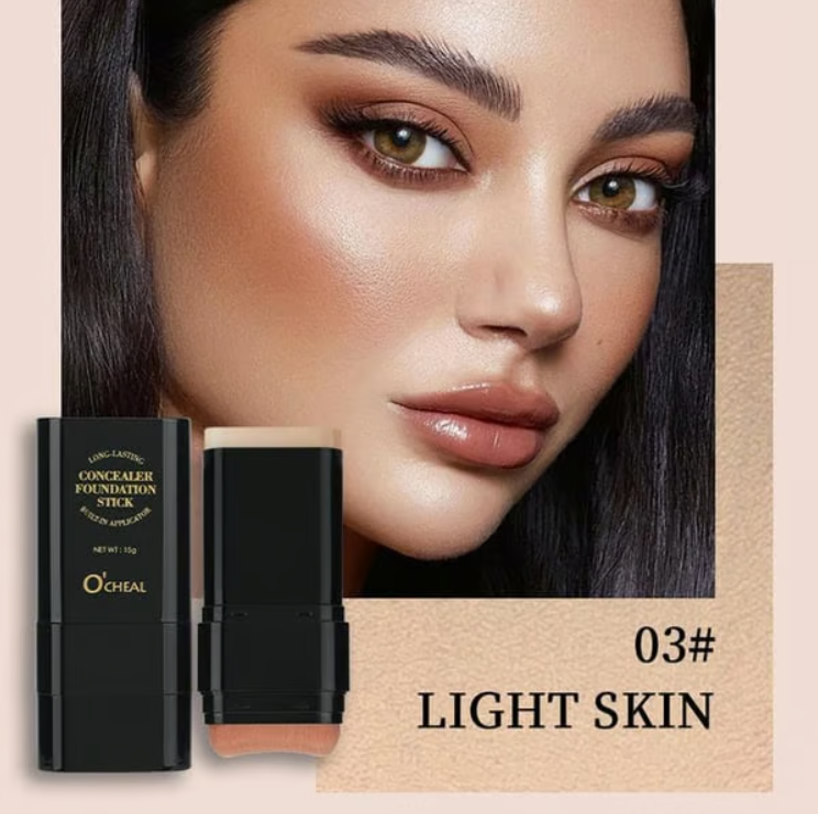 🔥Limited Time Offer💥Dual-Ended Eraser Foundation Stick: Conceal & Highlight