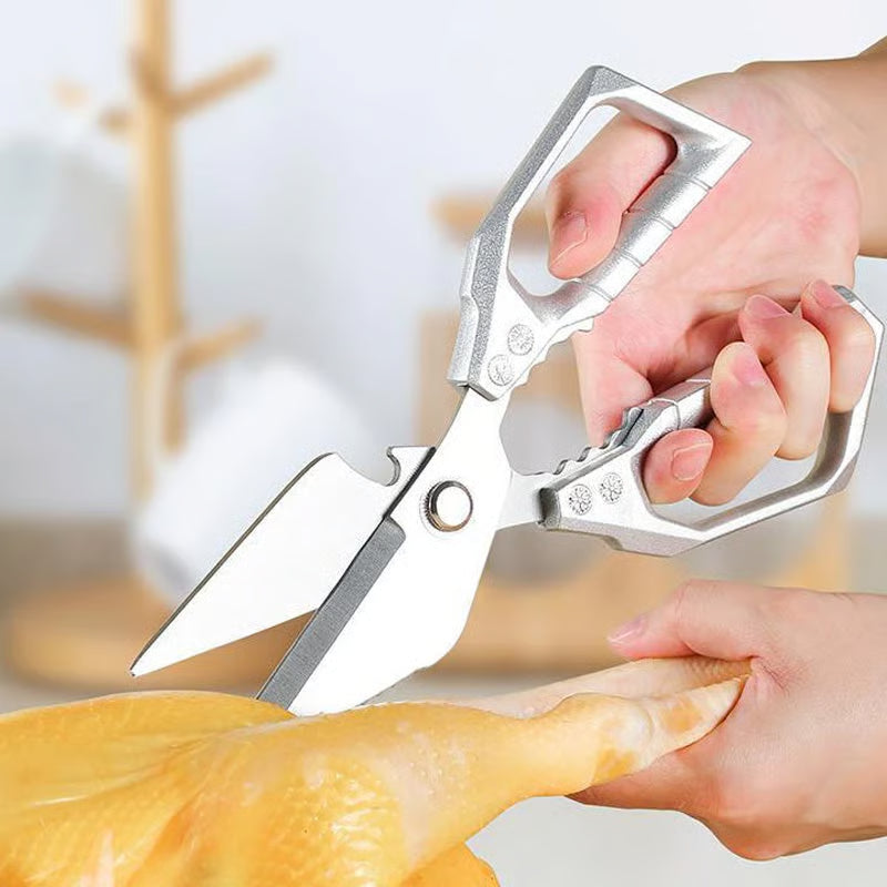 🎄🎄✂️Multi-functional, heavy-duty kitchen shears, dishwasher safe, perfect for handling poultry🍗✨