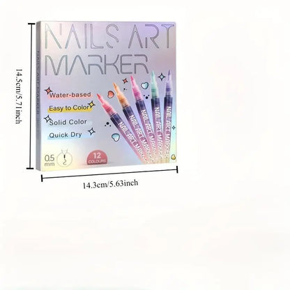 🎄🎁Give her a unique and creative gift! A DIY nail art kit to paint your own Christmas fairytale!