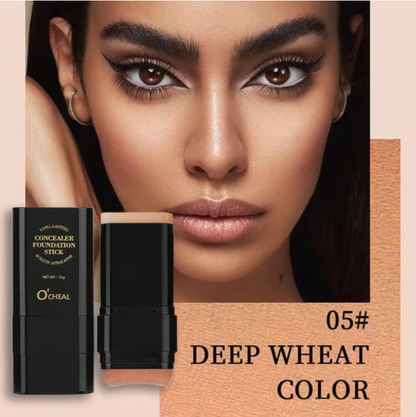 🔥Limited Time Offer💥Dual-Ended Eraser Foundation Stick: Conceal & Highlight