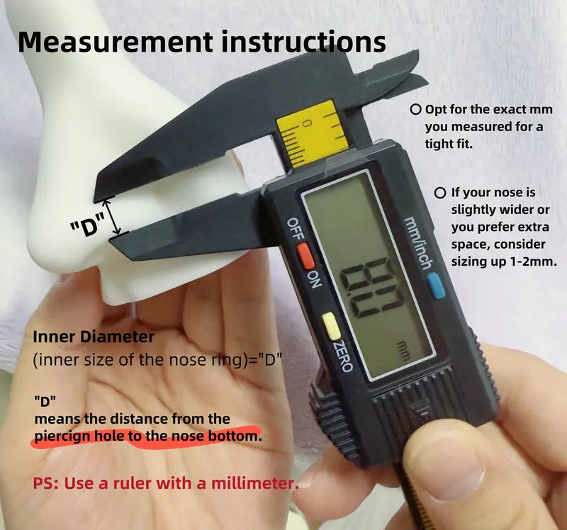 🦋【Meta Exclusive Design | Horseshoe-shaped Nose Ring - The Silhouette of Destiny】