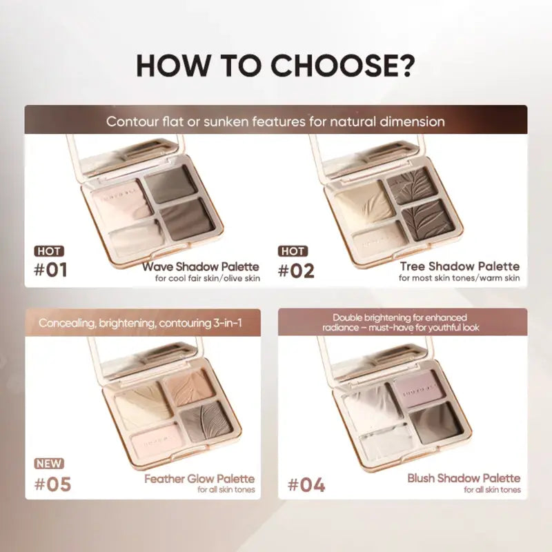 One palette is all you need for perfect contouring and highlighting! ✨