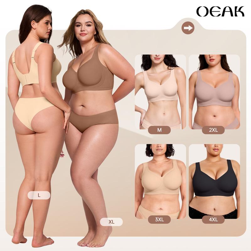 🔥LAST DAY BUY 1 GET 1 FREE🔥 Comfortable Wireless Full Coverage Jelly Smoothing Bra