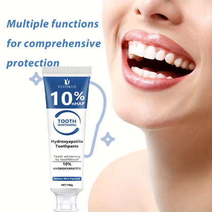 ⏰【Buy one  get one free】💥Fluoride-Free Hydroxyapatite Toothpaste | Breath Freshening |Effective whitening