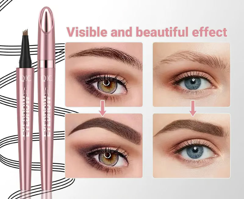 🔥BUY 1 GET 1 FREE 🔥Waterproof Micro-Fork Eyebrow Pencil, Long-Lasting Brow Pen for Natural Hair-Like Strokes