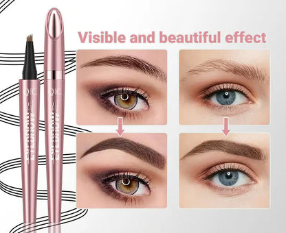 🔥BUY 1 GET 1 FREE 🔥Waterproof Micro-Fork Eyebrow Pencil, Long-Lasting Brow Pen for Natural Hair-Like Strokes