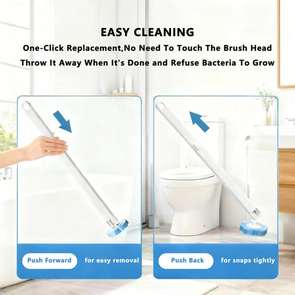 🔥LAST DAY BUY 1 GET 1 FREE🔥 Disposable Toilet Brush, 😶‍🌫️Wall-Mount Scrubbing Toilet Brush Bathroom Cleaning Kit